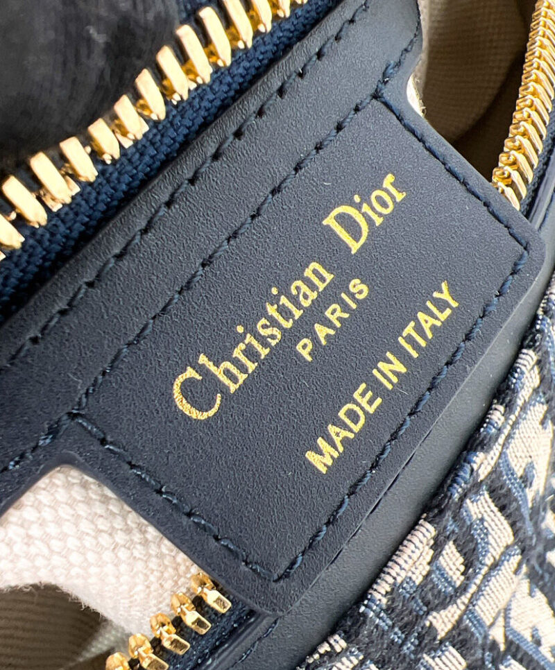 Christian Dior Small D-Journey Bag Dark Blue